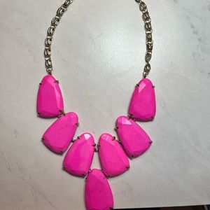 Kendra Scott Harlow Necklace in Hot Pink